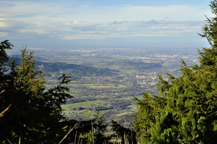 Ze Smrku- Frýdland, Frýdek-Místek, vzadu Ostrava